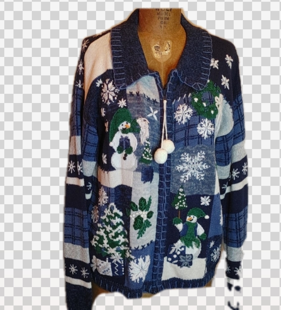 Ugly Vintage Christmas sweater. - Picture 4 of 12